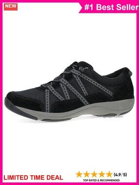 Dansko Harlyn Lightweight Sneaker Women Stain Resistant Leather Nylon Arch